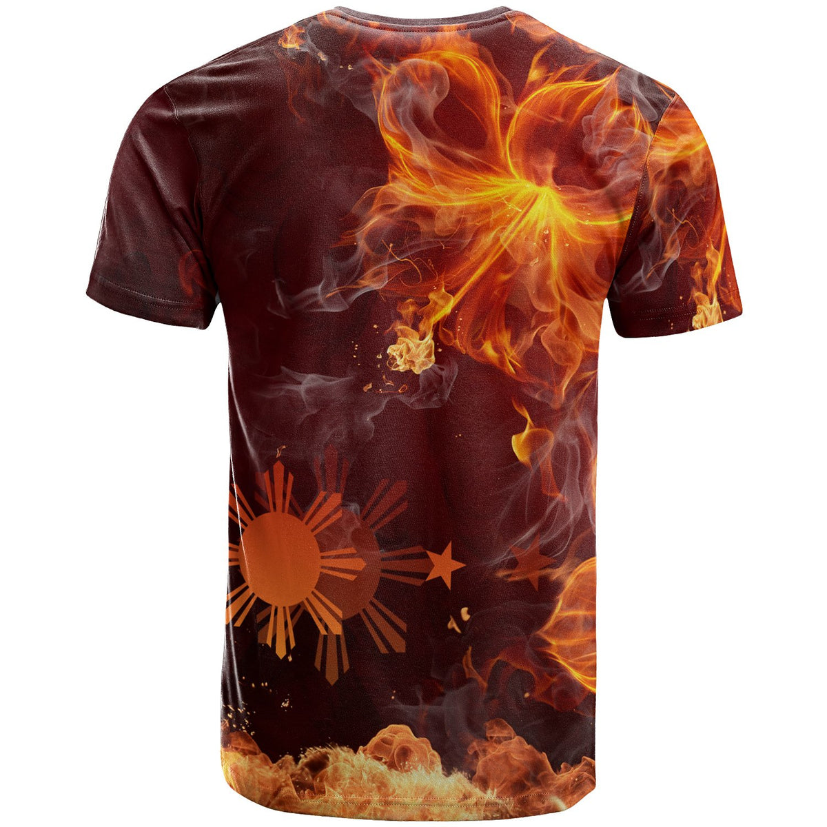 The Philippines T Shirt Fire Hibiscus - Polynesian Pride