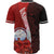 Marshall Islands Polynesian Baseball Shirt - Coat Of Arm With Hibiscus - Polynesian Pride