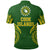 Cook Islands Rugby Polo Shirt Tribal Pattern LT12 - Polynesian Pride