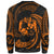 Tonga Polynesian Sweater - Orange Tribal Wave - Polynesian Pride