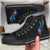 Guam High Top Shoes - KingFisher Bird With Map - Polynesian Pride