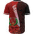 Pohnpei Polynesian Custom Personalised Baseball Shirt - Coat Of Arm With Hibiscus - Polynesian Pride