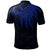 Pohnpei Custom Polo Shirt Polynesian Wings (Blue) - Polynesian Pride