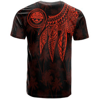 Federated States of Micronesia T Shirt Polynesian Wings (Red) - Polynesian Pride