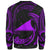 Tokelau Polynesian Sweater - Purple Tribal Wave - Polynesian Pride