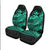 Hawaii Humpback Whale With Hibiscus Tribal Turquoise Car Seat Covers - LT12 - Polynesian Pride