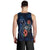 Chuuk Polynesian Men Tank Top - Blue Turtle Hibiscus - Polynesian Pride