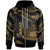 Samoa Polynesian Zip Hoodie Polynesian Tattoo Gold Version Unisex Gold - Polynesian Pride