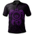 Hawaii Polynesian Polo Shirt Vintage Polynesian Turtle (Purple) Unisex Purple - Polynesian Pride