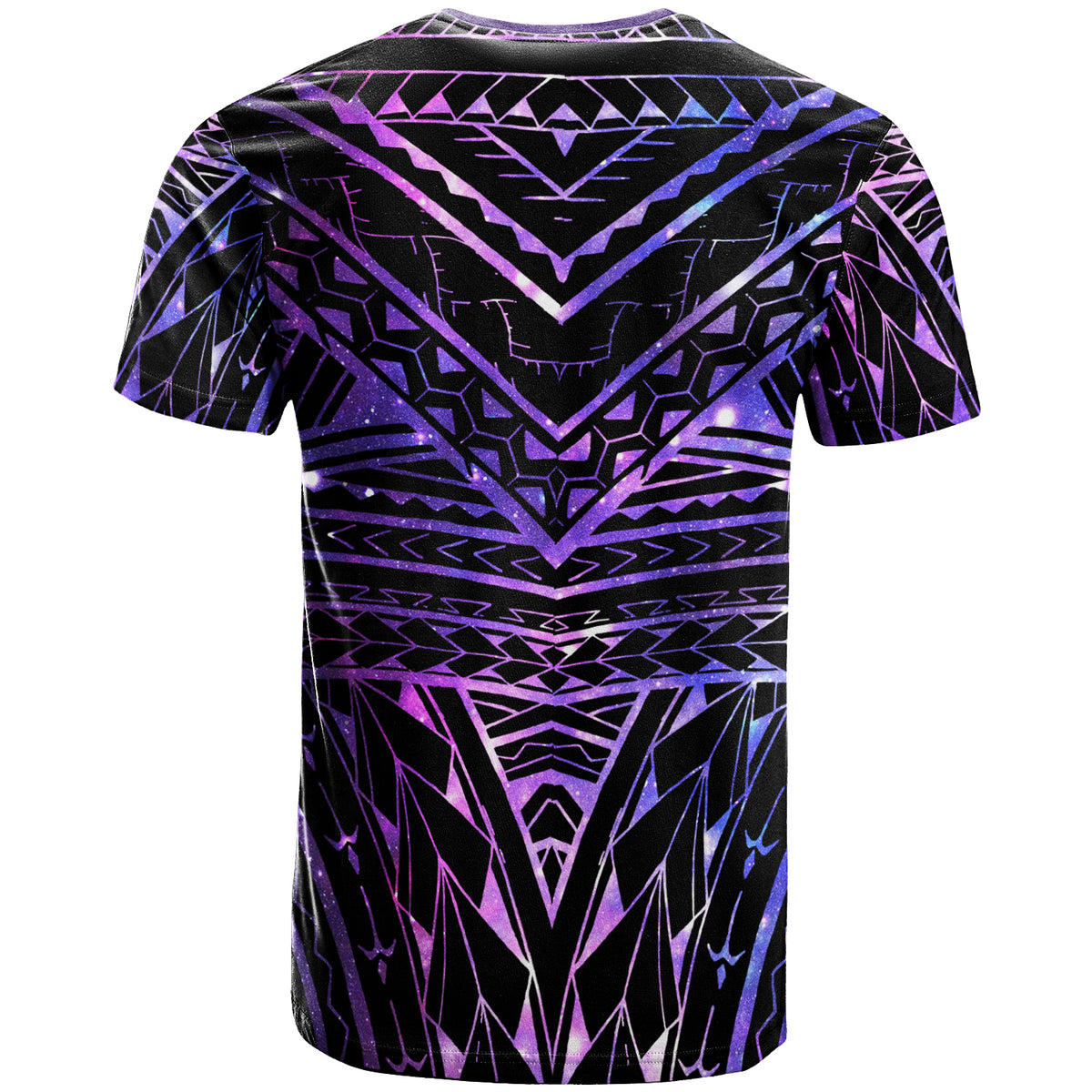 Polynesian Spearhead Purple Galaxy T Shirt LT12 - Polynesian Pride