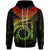 Cook Islands Polynesian Zip up Hoodie Cook Islands Waves (Reggae) Unisex Reggae - Polynesian Pride