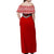 Tonga Off Shoulder Long Dress - Tongan Pride - LT12 - Polynesian Pride