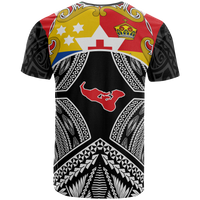 Tonga T Shirt Tonga Coat of Arms Space Style - Polynesian Pride