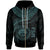 Federated States of Micronesia Polynesian Zip up Hoodie FSM Waves (Turquoise) Unisex Turquoise - Polynesian Pride