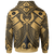 Pohnpei Hoodie Gold Seal with Polynesian Tattoo - Polynesian Pride