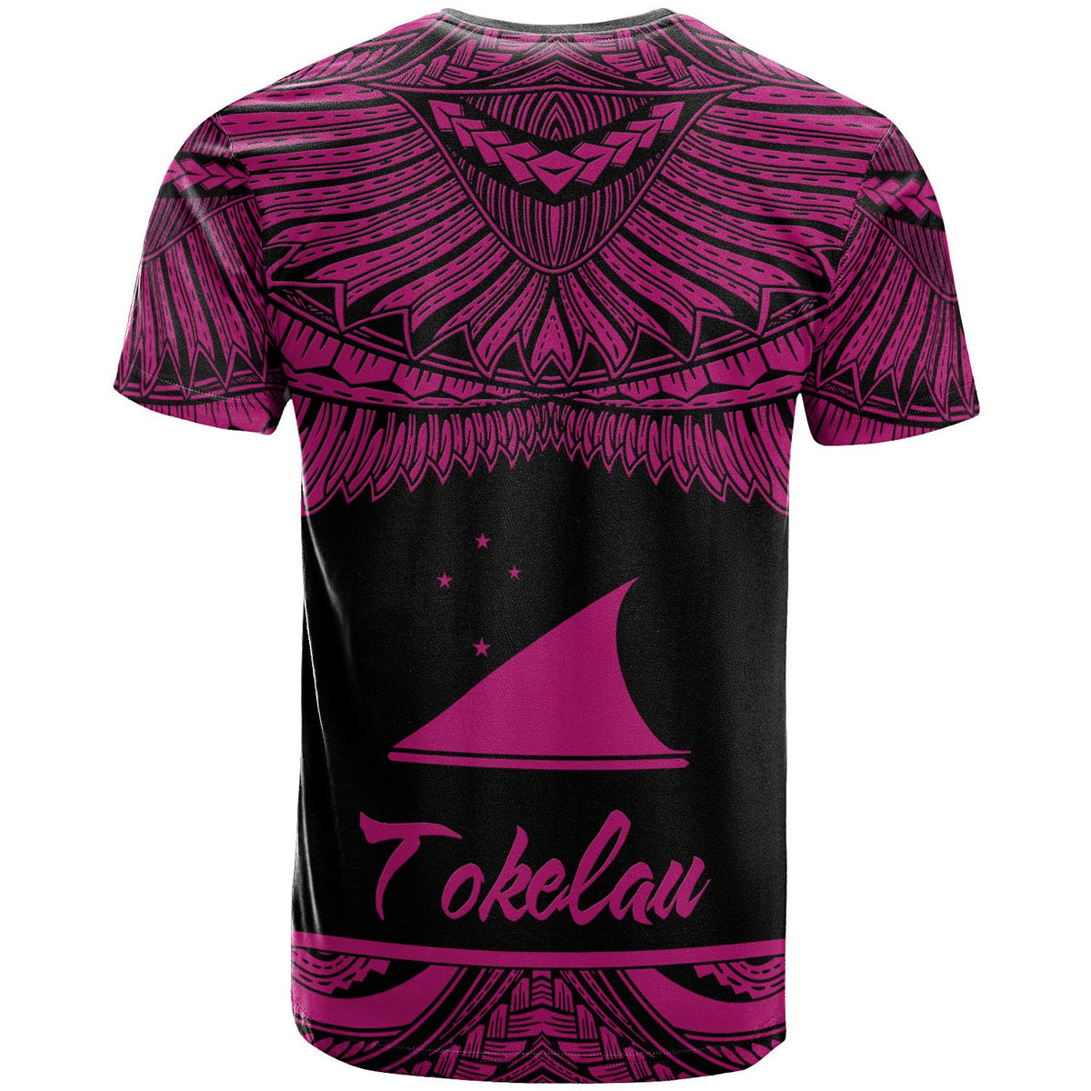 Tokelau Polynesian Custom T Shirt Tokelau Pride Pink Version - Polynesian Pride
