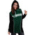 Hawaii Volleyball Green Warrior Hoodie Dress - LT2 - Polynesian Pride