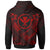 Hawaii Zip up Hoodie Red Kanaka Maoli Polynesian Patterns - Polynesian Pride