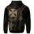 Wallis and Futuna Custom Zip up Hoodie Gold Turtle - Polynesian Pride