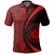 Hawaii Polynesian Polo Shirt Red Circle Style - Polynesian Pride