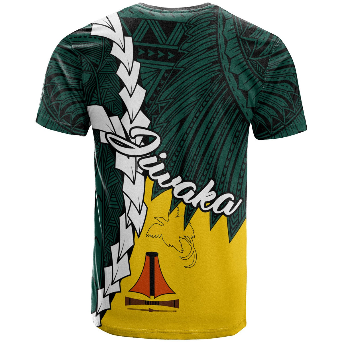 Papua New Guinea Jiwaka Province Polynesian Custom T Shirt Tribal Wave Tattoo - Polynesian Pride