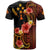 Kosrae T Shirt Hibiscus Plumeria Mix Tribal Leaves - Polynesian Pride