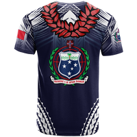 Custom Samoan Ula Fala Art T Shirt LT12 - Polynesian Pride