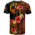 Tonga T Shirt Hibiscus Plumeria Mix Tribal Leaves - Polynesian Pride