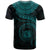 Polynesian Hawaii CustomT Shirt Hawaiian Waves (Turquoise) - Polynesian Pride