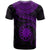 Nauru Polynesian Custom T Shirt Nauru Waves (Purple) - Polynesian Pride