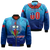 (Custom Personalised) Manu Samoa Legend Bomber Jacket - LT12 Bomber Jacket Blue - Polynesian Pride