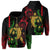 Hawaii Hoodie Turtle Sea Zip Hoodie Unisex Black - Polynesian Pride