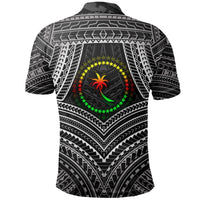 Chuuk Polynesian Polo Shirt Truk Flag Reggae Color - Polynesian Pride