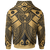 YAP Hoodie Gold Seal with Polynesian Tattoo - Polynesian Pride