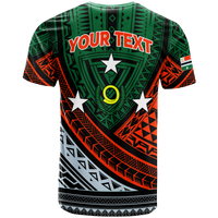Custom Vanuatu Penama Province Tribal Pattern T Shirt LT12 - Polynesian Pride