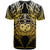 Samoa Polynesian T Shirt Eagle Tribal Pattern Yellow - Polynesian Pride