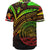 Palau Baseball Shirt - Reggae Color Cross Style - Polynesian Pride