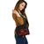 Samoa Polynesian Custom Personalised Shoulder Handbag - Red Tribal Wave - Polynesian Pride