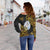 Marshall Islands Women's Off Shoulder Sweaters - Abstract Style - Polynesian Pride