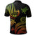 Marshall Islands Polo Shirt Polynesian Turtle With Pattern Reggae - Polynesian Pride