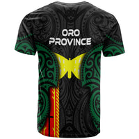 Papua New Guinea Oro Province Polynesian Custom T Shirt Spirit Version - Polynesian Pride