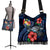 Tonga Polynesian Boho Handbag - Blue Turtle Hibiscus - Polynesian Pride