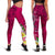 Samoa Legging - Turtle Plumeria (Pink) - Polynesian Pride