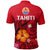 French Polynesia Polo Shirt Hibiscus With Tribal LT12 - Polynesian Pride