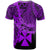 Wallis and Futuna Polynesian Custom T Shirt Tribal Wave Tattoo Purple - Polynesian Pride