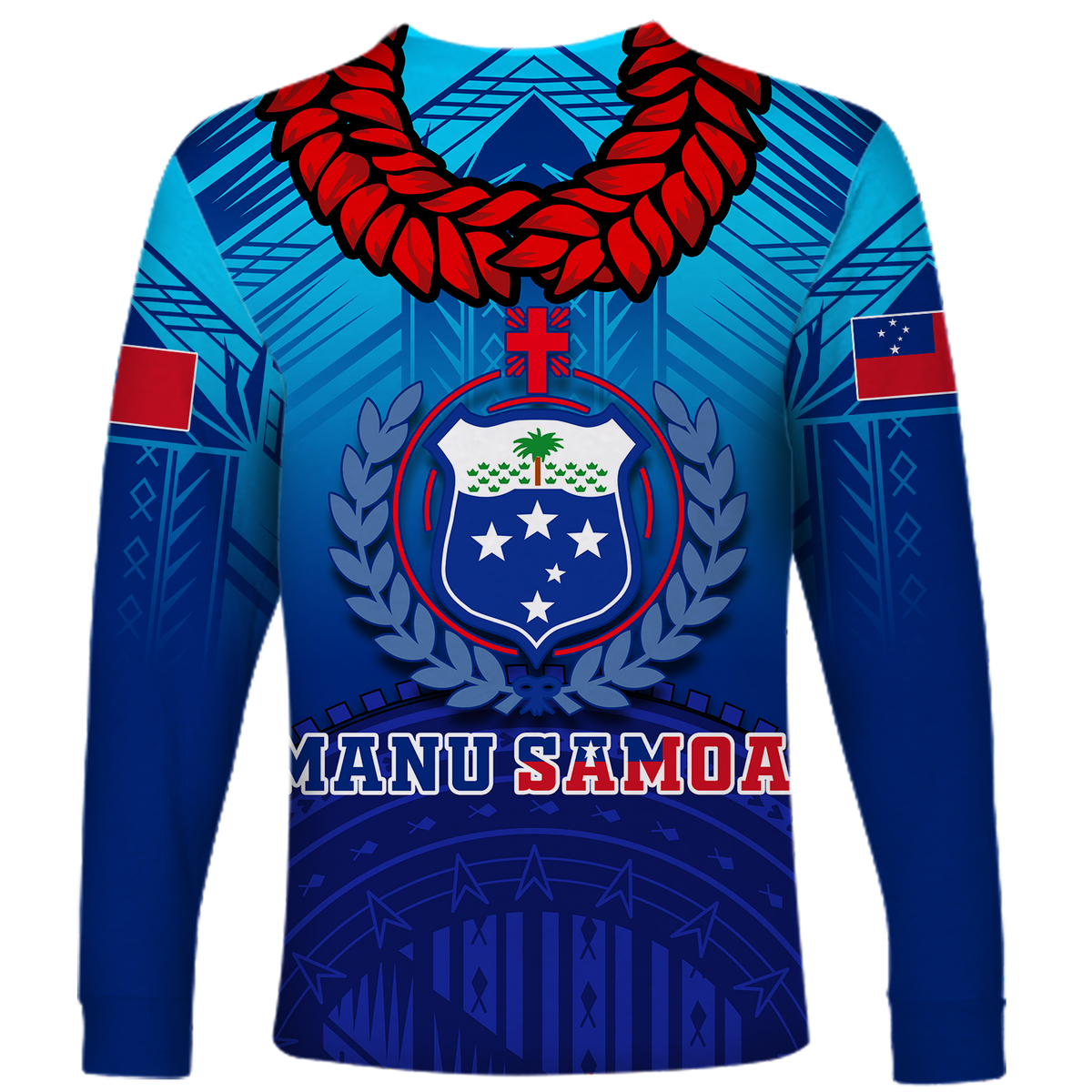 Manu Samoa Legend Long Sleeve Shirt - LT12 - Polynesian Pride
