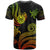 Tahiti Custom T Shirt Polynesian Turtle With Pattern Reggae - Polynesian Pride