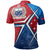 Samoa Polo Shirt Samoan Flag with Polynesian Patterns - Polynesian Pride