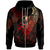 Yap Micronesia Zip Hoodie Legend Red Version Unisex Black - Polynesian Pride