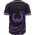 Pohnpei Polynesian Baseball Shirt - Purple Tribal Wave - Polynesian Pride